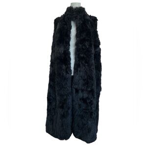 Real Black Fur Pelisse